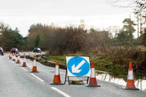 Les dangers des routes glissantes